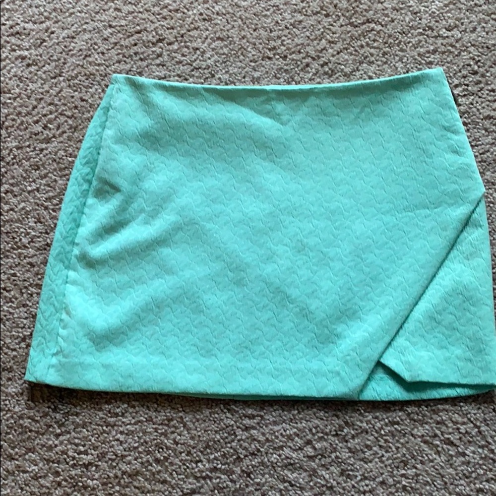 Mint Green mini skirt